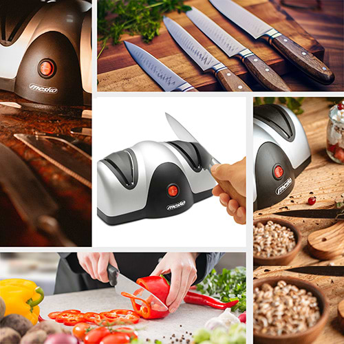 Фото - Точилка кухонных ножей электрическая Mesko MS 4516