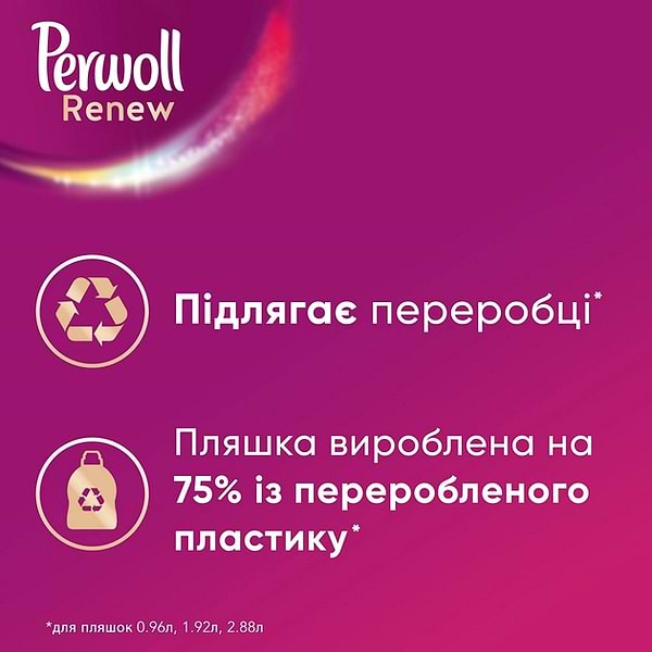 Фото - Засіб для делікатного прання Perwoll Відновлення та Аромат 990мл