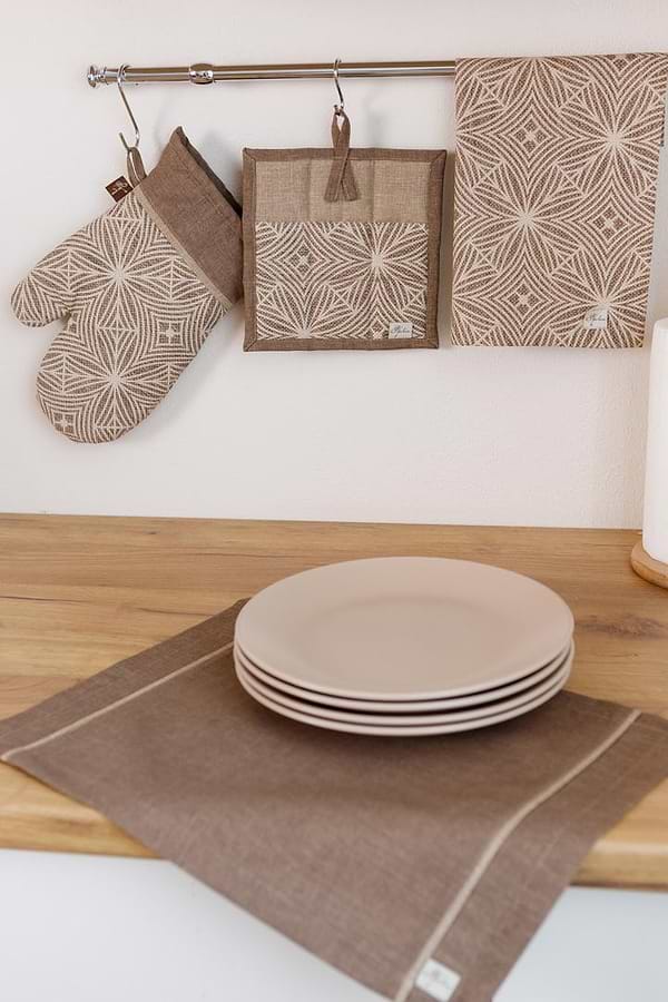 Фото - Салфетка для сервировки Прованс сет Корица коричневый 35х45 см (041119)