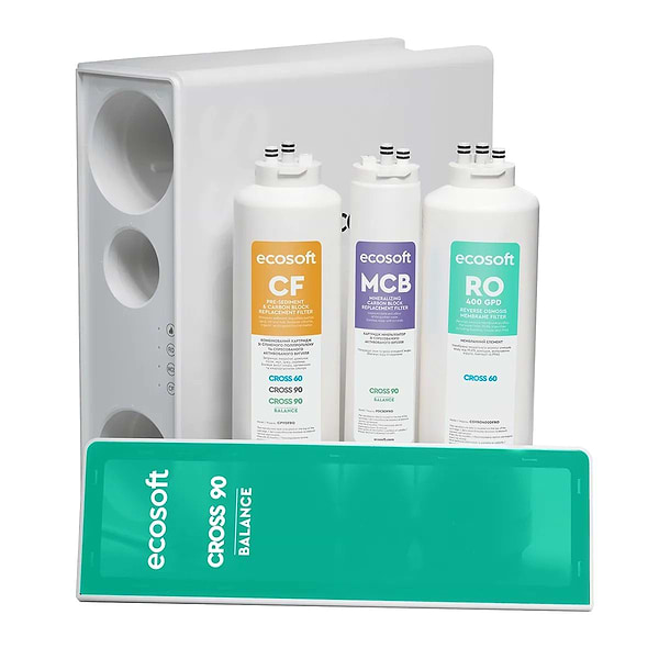 Фото - Система зворотнього осмосу Ecosoft Cross90 Balance 600gpd (MO3600MPECO)
