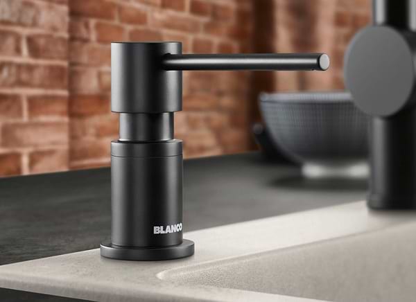 Фото - Дозатор для мыла Blanco 525789 Lato Черный Матовый