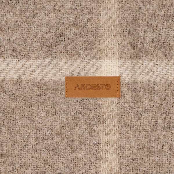 Фото - Плед полуторний Ardesto Leonardo Alpina 140x200 см бежевий (ART0702LM)