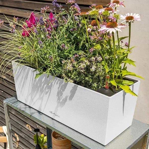 Фото - Вазон Lechuza BALCONERA Stone 50 кварцовий білий 15657