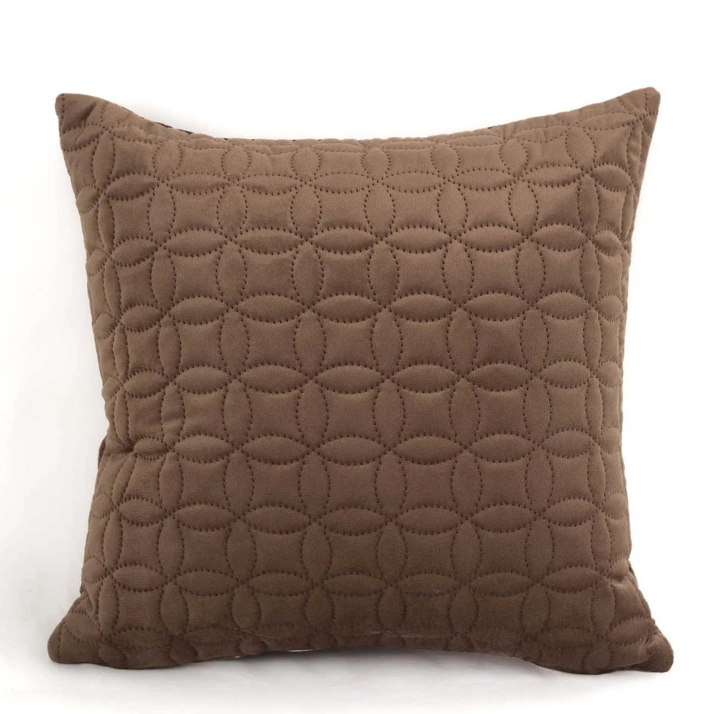 Наволочка ТЕП VELOUR 45x45 см с замком (паяные) (с вешалкой) Коричневый/Мозаика (2-05175_36294)