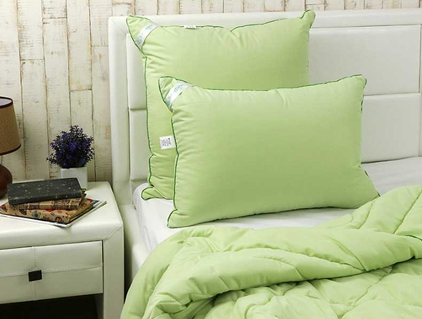 Фото - Набор подушек стандартных Руно 50х70 см бамбуковые салатовые 2 шт. (К_Н310.52БКУ_Салатовий)