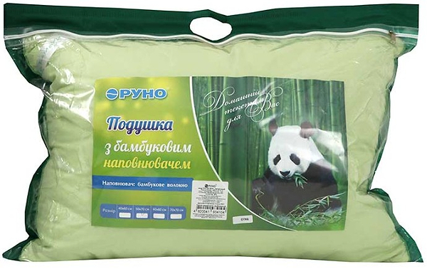 Фото - Набор подушек стандартных Руно 50х70 см бамбуковые салатовые 2 шт. (К_Н310.52БКУ_Салатовий)