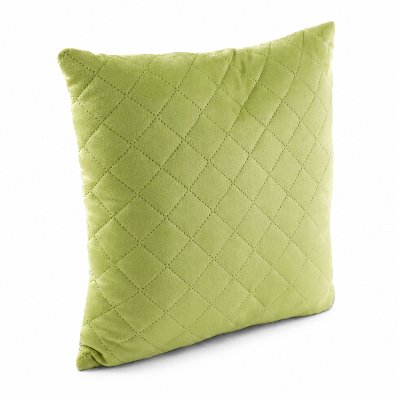 Подушка декоративна Руно 40х40 VeLour Olive Green (311.55_Olive Green ромб)