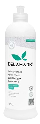Засіб для чищення універсальний DeLaMark паста з ароматом м'яти 0.5 л (4820152333858) - Фото 1