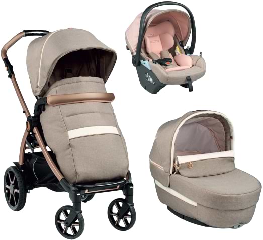 Коляска универсальная 3 в 1 Peg-Perego Book Mon Amour Lounge (PACK-BOOK31LG00011)