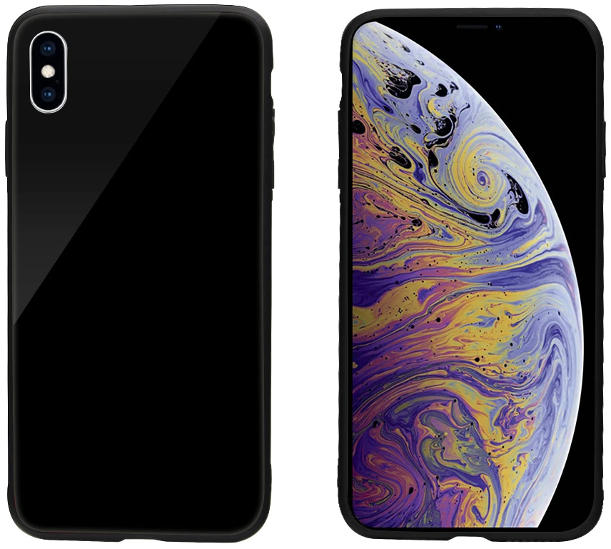 Чехол для смартфона Intaleo Real Glass for Apple iPhone XS Max Black (1283126494789)