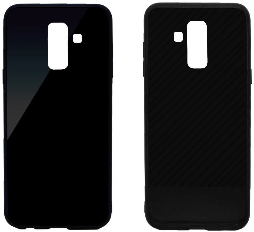 Чохол для смартфону Intaleo Real Glass for Samsung A6+ (A605) Black (1283126488375)