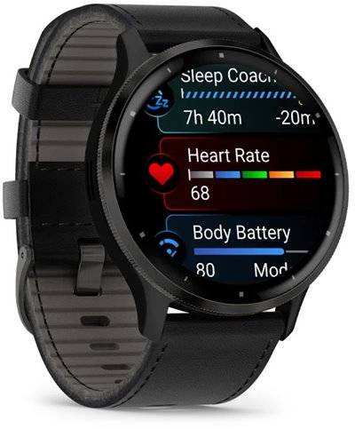 Фото - Смарт-часы Garmin Venu 3 Black+Slate (010-02784-52)