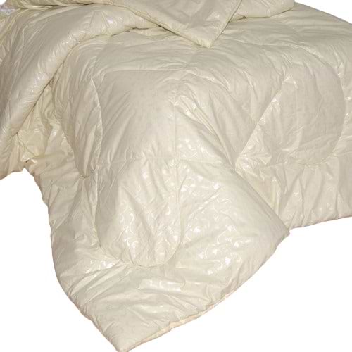 Фото - Одеяло зимнее двуспальное евро Ярослав шерстяное (верблюд) стеганое 205х230 (48002)