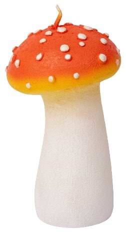 Свічка декоративна YES! Fun Гриб мухомор світлий 12 см (974294)