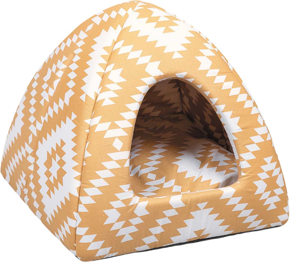 Лежанка Природа и кошек "YURT" орнамент 38x38x36 (4823082418985)