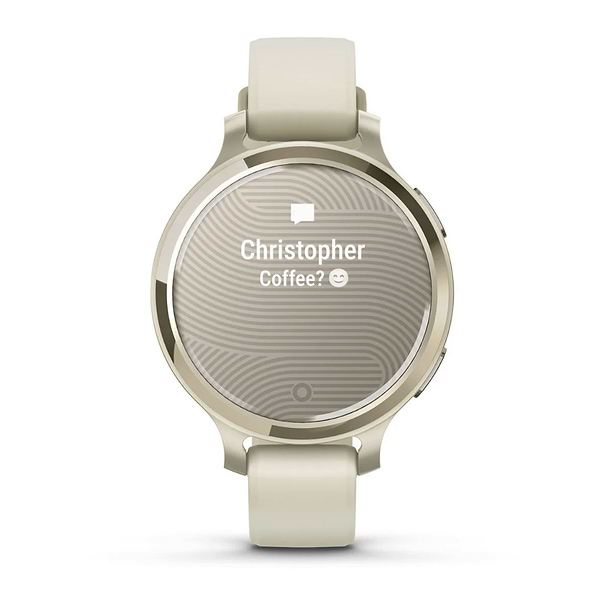 Фото - Смарт-часы Garmin Lily 2 Active, Lunar Gold/Bone, Silicone (010-02891-00)