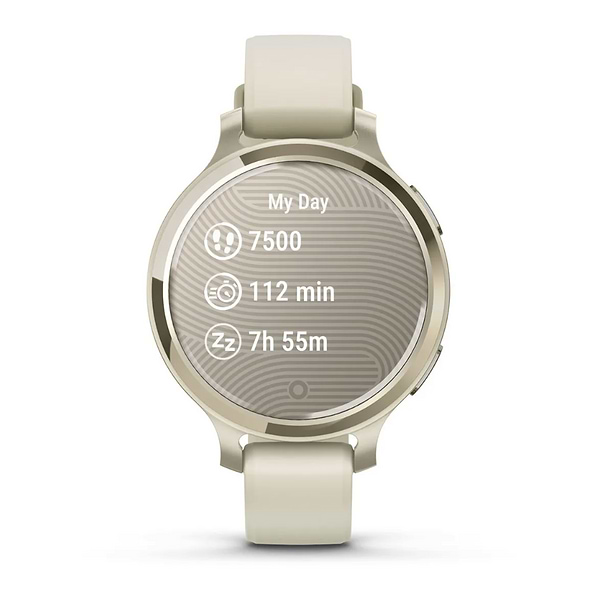 Фото - Смарт-часы Garmin Lily 2 Active, Lunar Gold/Bone, Silicone (010-02891-00)
