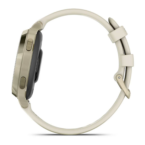Фото - Смарт-часы Garmin Lily 2 Active, Lunar Gold/Bone, Silicone (010-02891-00)