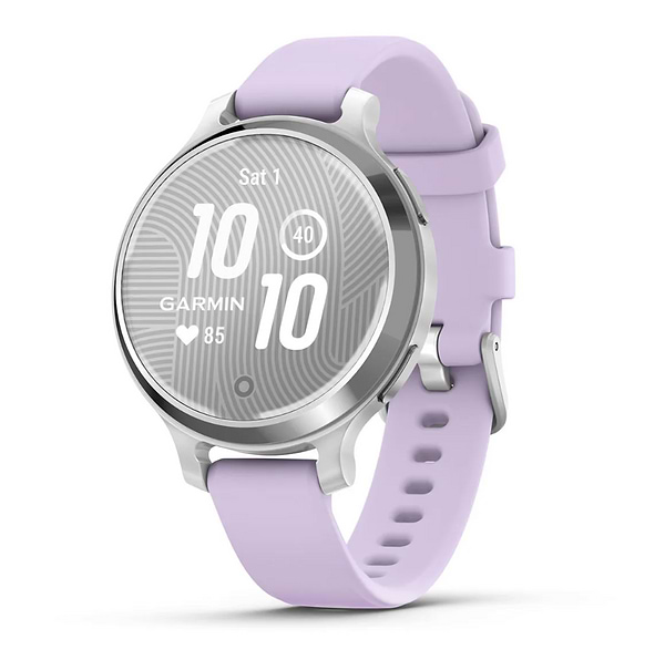 Фото - Смарт-часы Garmin Lily 2 Active, Silver/Jasmine Purple, Silicone (010-02891-01)
