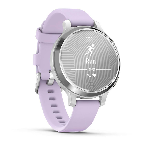 Фото - Смарт-часы Garmin Lily 2 Active, Silver/Jasmine Purple, Silicone (010-02891-01)