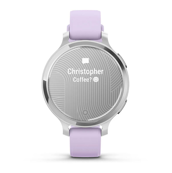 Фото - Смарт-часы Garmin Lily 2 Active, Silver/Jasmine Purple, Silicone (010-02891-01)