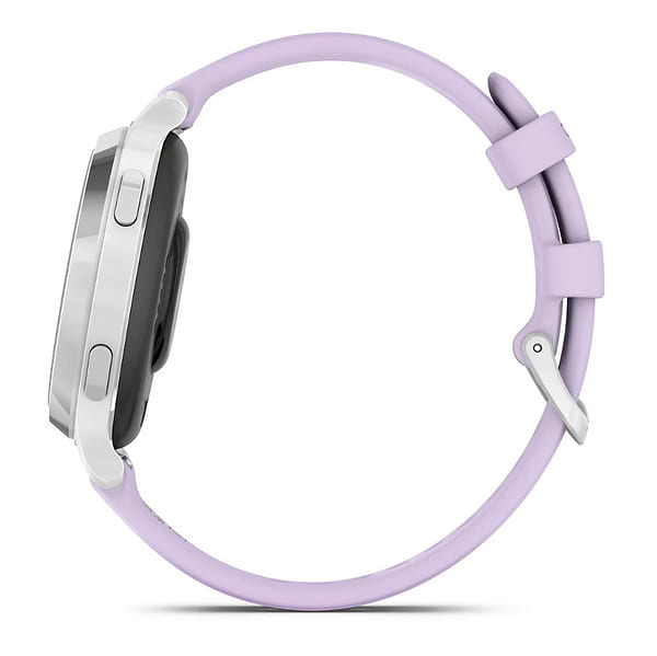 Фото - Смарт-часы Garmin Lily 2 Active, Silver/Jasmine Purple, Silicone (010-02891-01)
