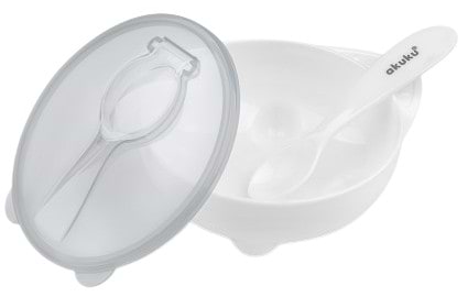 Фото - Тарелка для малыша Akuku White (A0424)