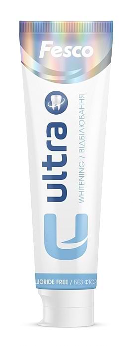 Зубна паста Fesco 100 мл Ultra Whitening (4820204701970) - Фото 1