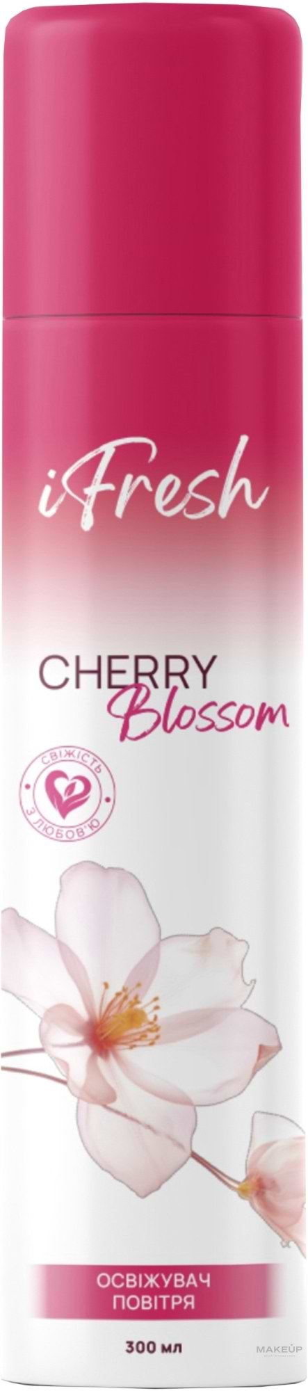 Фото - Освіжувач повітря аерозольний iFresh cherry blossom 300 мл (4820268102942)