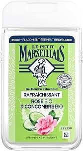 Гель для душа Le Petit Marseillais Огурец и роза 250 мл (3574661774183)