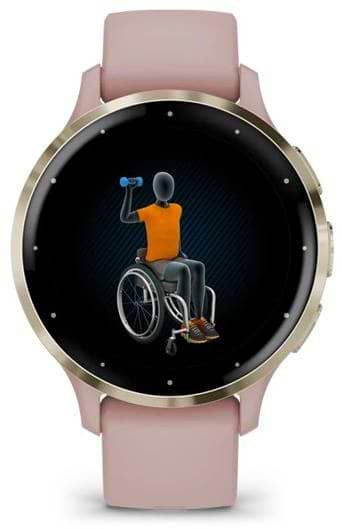 Фото - Смарт-часы Garmin Venu 3S Dust Rose+Soft Gold (010-02785-03)