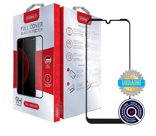 Захисне скло для смартфону Intaleo Full Glue for MOTO E6S (1283126505904)