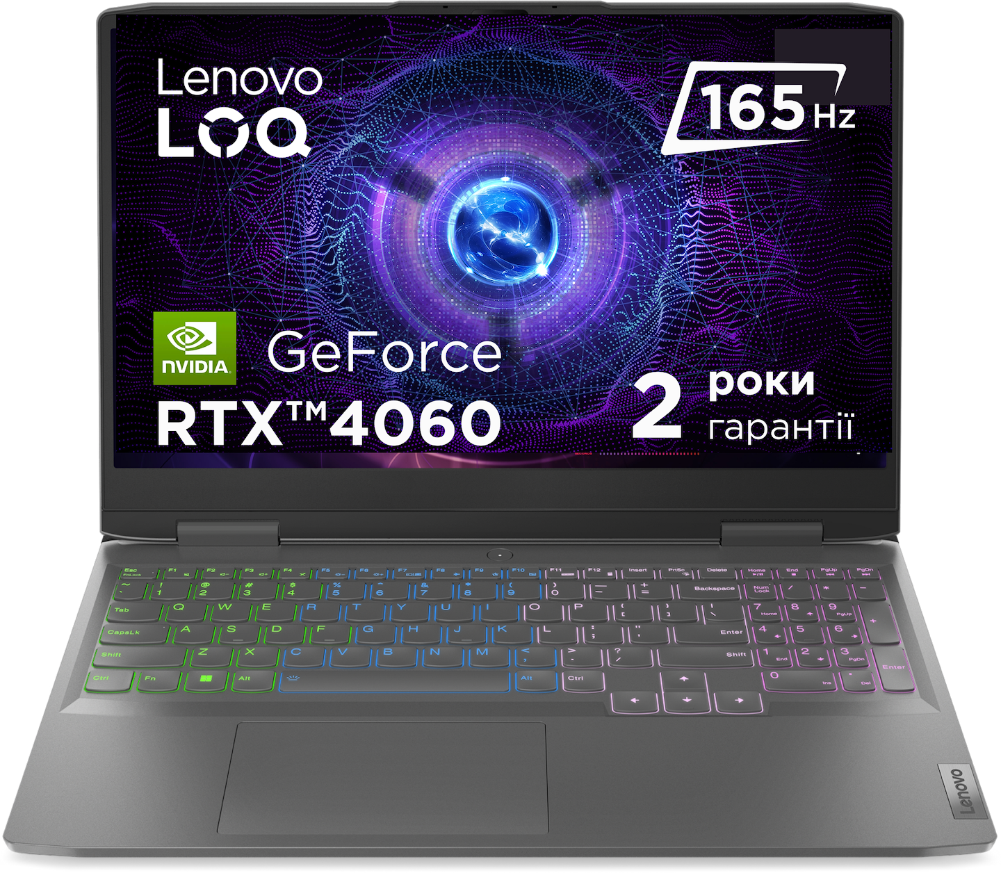 Ноутбук ігровий Lenovo LOQ-15IRH8 (82XV00MRRA) Storm Grey