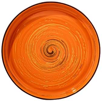 Тарелка обеденная Wilmax Spiral Orange 23 см (WL-669319 / A)