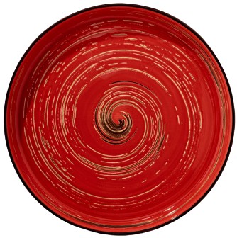 Тарілка обідня Wilmax Spiral Red 28 см (WL-669220 / A)