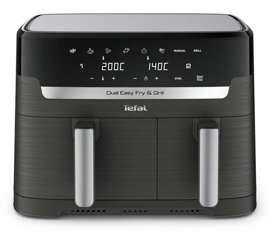 Мультипечь Tefal EY905B10 Dual Easy Fry & Grill - Фото 1