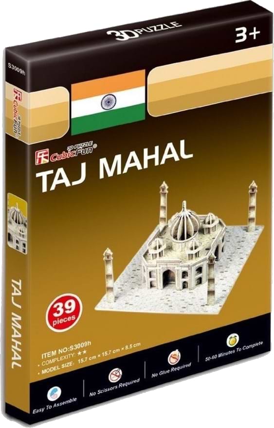 Фото - 3D пазли Cubic Fun "Тадж Махал" серія міні (S3009h)