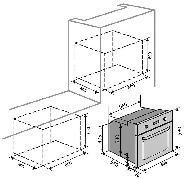 Фото - Духова шафа електро кольорова Ventolux AMSTERDAM