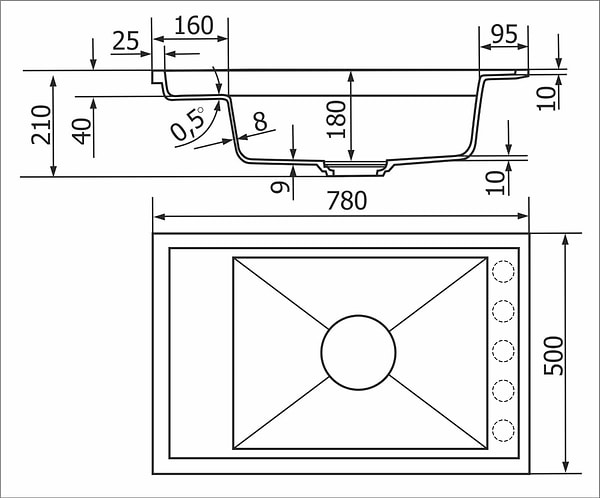 Фото - Мийка кухонна+змішувач+дозатор GRANADO Royal Estella grafito (+подрібнювач Algar+Ferrol inox+ Redondo inox+кошик+дошка)