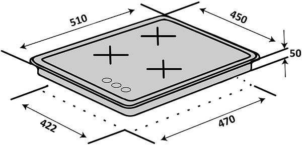 Фото - Варочная панель газовая Ventolux HG430 L7G CEST (WH)