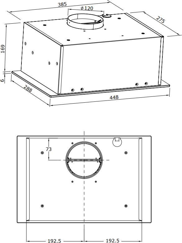 Фото - Вытяжка встраиваемая Hansa OMP4251BGH
