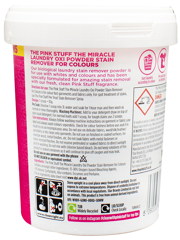 Фото - Средство для удаления пятен PINK Stuff 1 кг (PSRPCC1000)