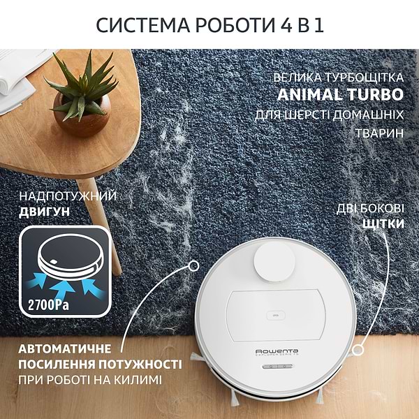 Фото - Робот-пилосос миючий Rowenta RR7687WH