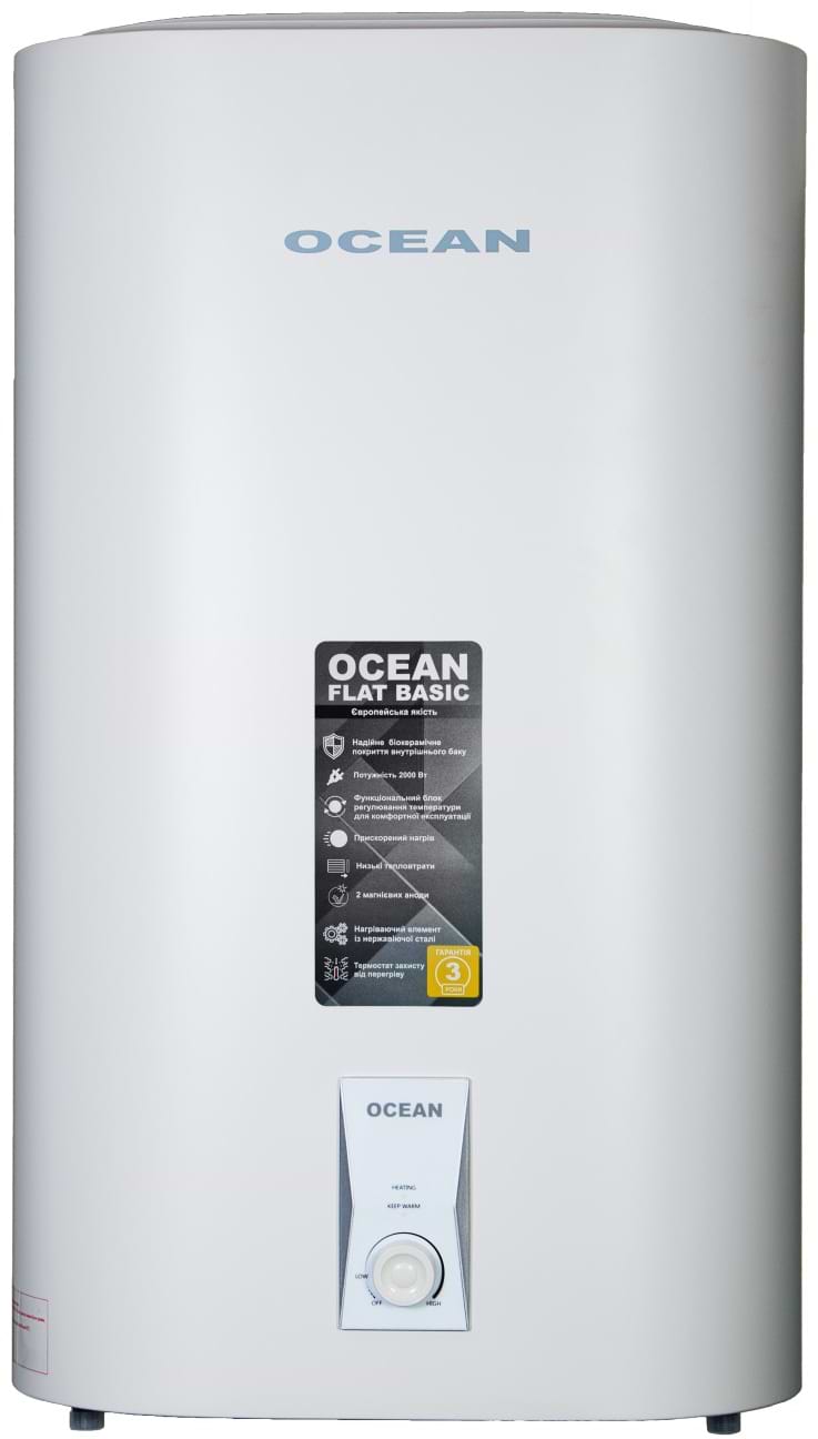 Водонагреватель OCEAN Flat RZB50M ET+WT BASIC