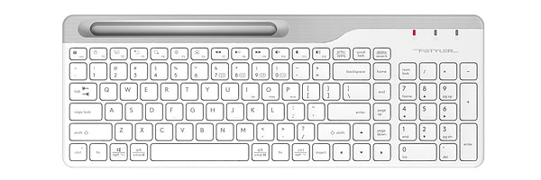 Фото - Клавіатура бездротова A4tech FBK25 White