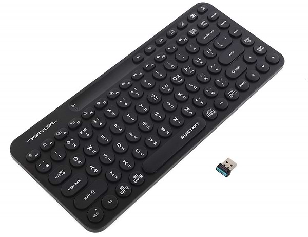 Фото - Клавіатура бездротова A4tech FBK36C AS (Black)