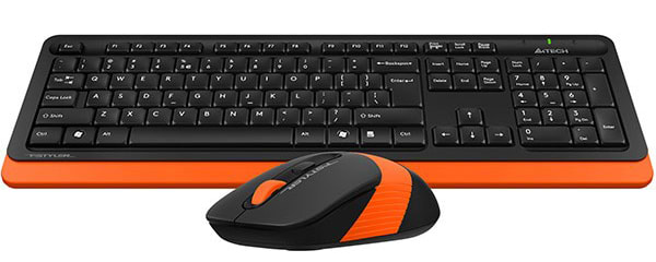 Фото - Клавіатура + миша бездротова A4tech FG1010 (Orange)