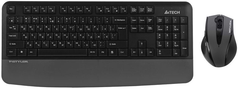 Клавиатура+мышь беспроводная A4tech FG2500S Plus (Grey)