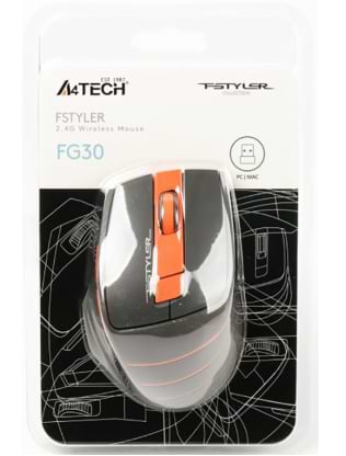 Фото - Миша бездротова A4tech FG30 (Orange)