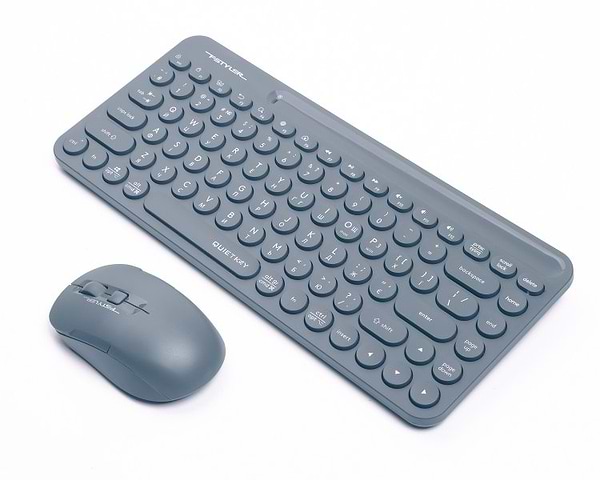Фото - Уцінка - Клавіатура + миша бездротова A4tech FG3200 Air2 (Blue)